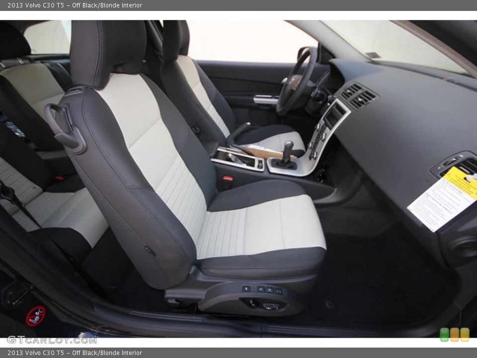 Off Black/Blonde Interior Front Seat for the 2013 Volvo C30 T5 #68719528