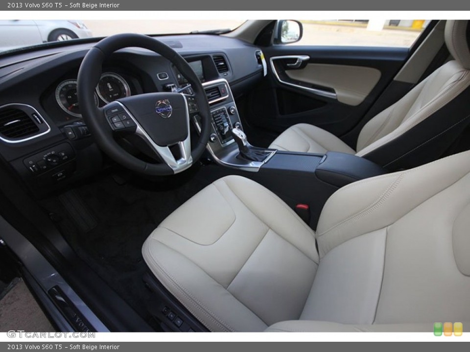 Soft Beige Interior Prime Interior for the 2013 Volvo S60 T5 #68719804