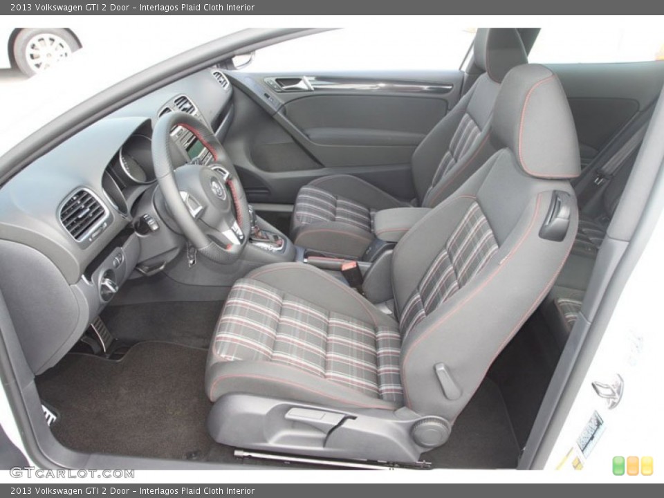 Interlagos Plaid Cloth Interior Photo for the 2013 Volkswagen GTI 2 Door #68722027