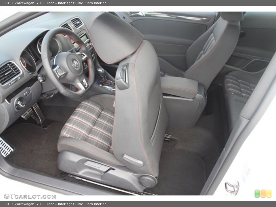Interlagos Plaid Cloth Interior Photo for the 2013 Volkswagen GTI 2 Door #68722045