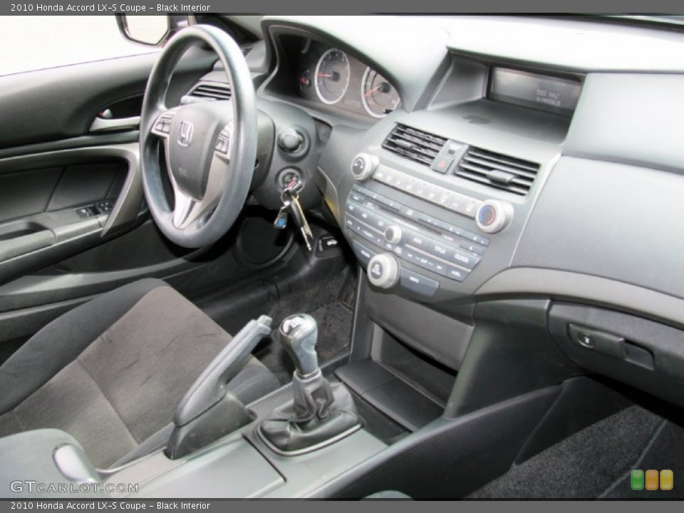 Black Interior Dashboard for the 2010 Honda Accord LX-S Coupe #68722774
