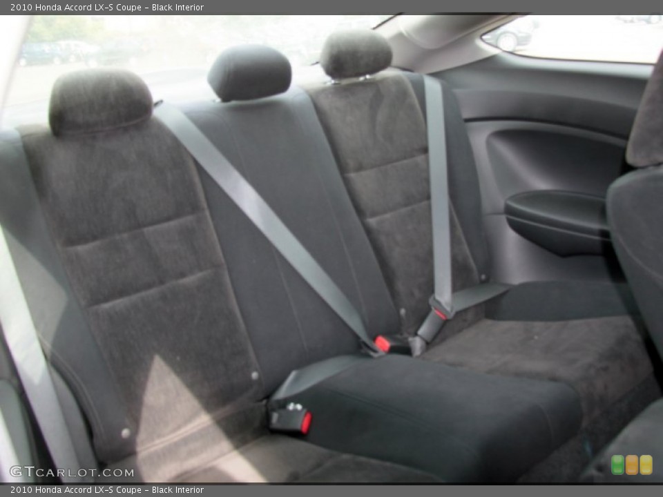 Black Interior Rear Seat for the 2010 Honda Accord LX-S Coupe #68722840