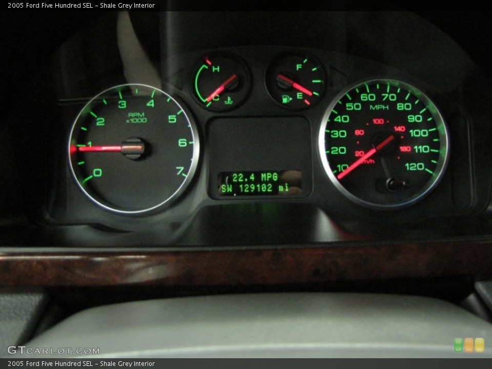 Shale Grey Interior Gauges for the 2005 Ford Five Hundred SEL #68726342