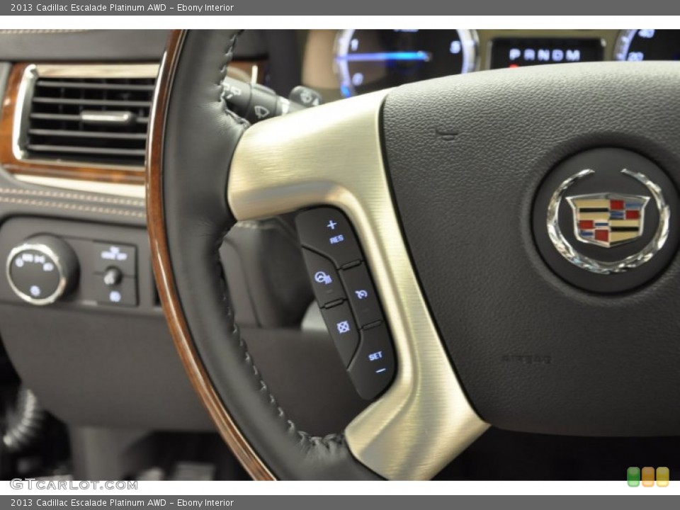 Ebony Interior Controls for the 2013 Cadillac Escalade Platinum AWD #68728258