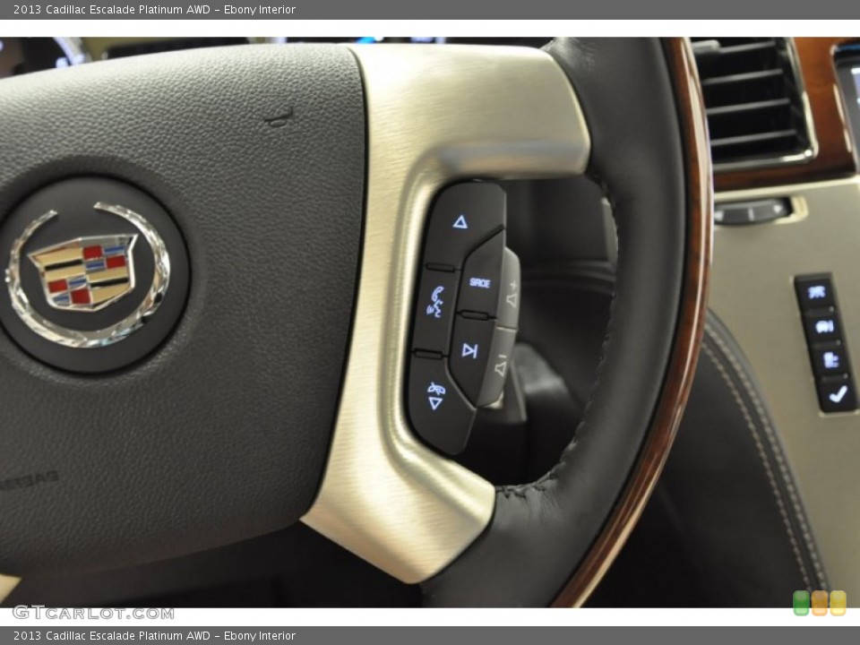 Ebony Interior Controls for the 2013 Cadillac Escalade Platinum AWD #68728267