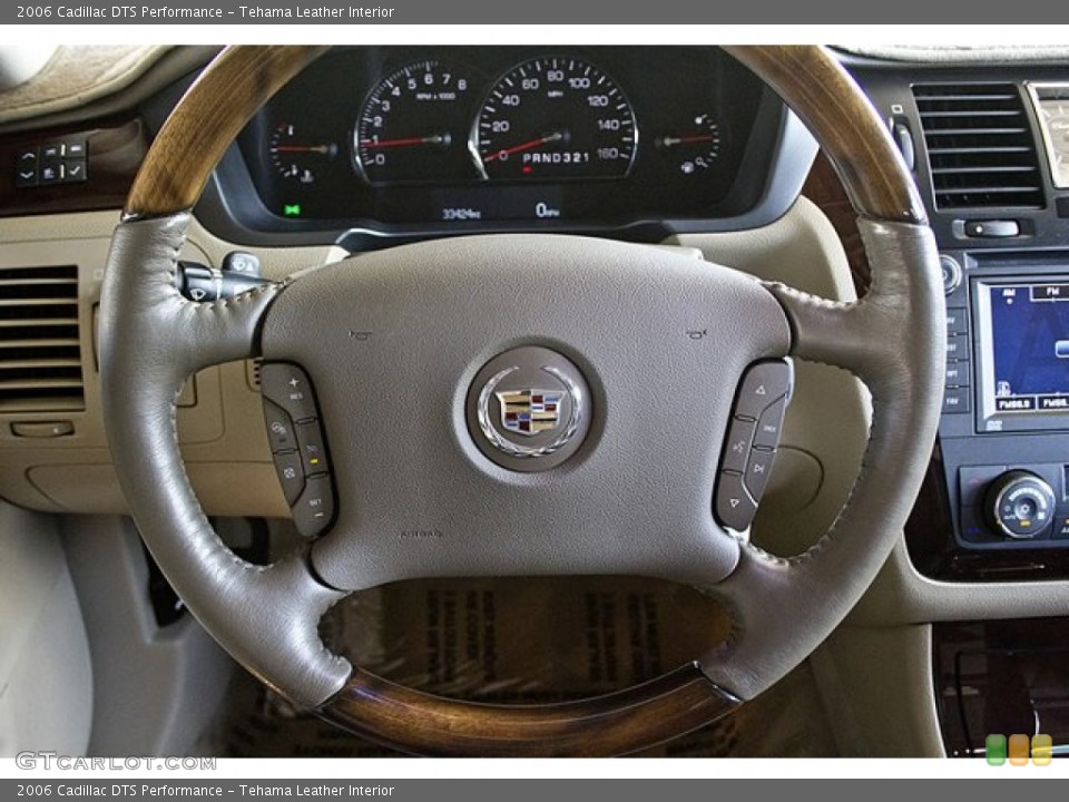 Tehama Leather Interior Steering Wheel for the 2006 Cadillac DTS Performance #68728351