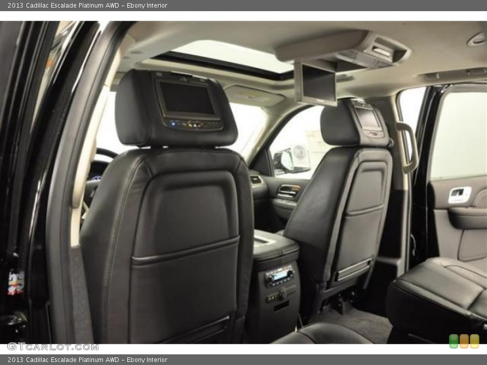 Ebony Interior Photo for the 2013 Cadillac Escalade Platinum AWD #68728406