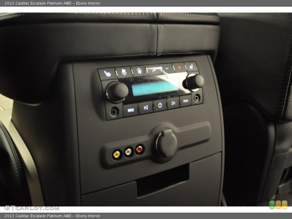 Ebony Interior Controls for the 2013 Cadillac Escalade Platinum AWD #68728423