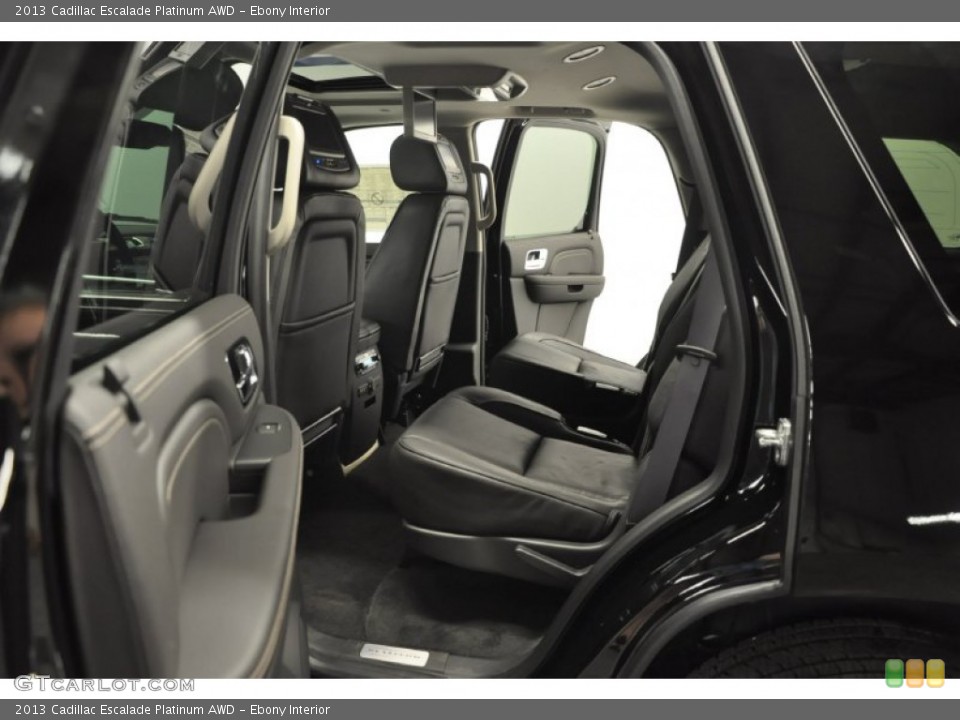 Ebony Interior Photo for the 2013 Cadillac Escalade Platinum AWD #68728432