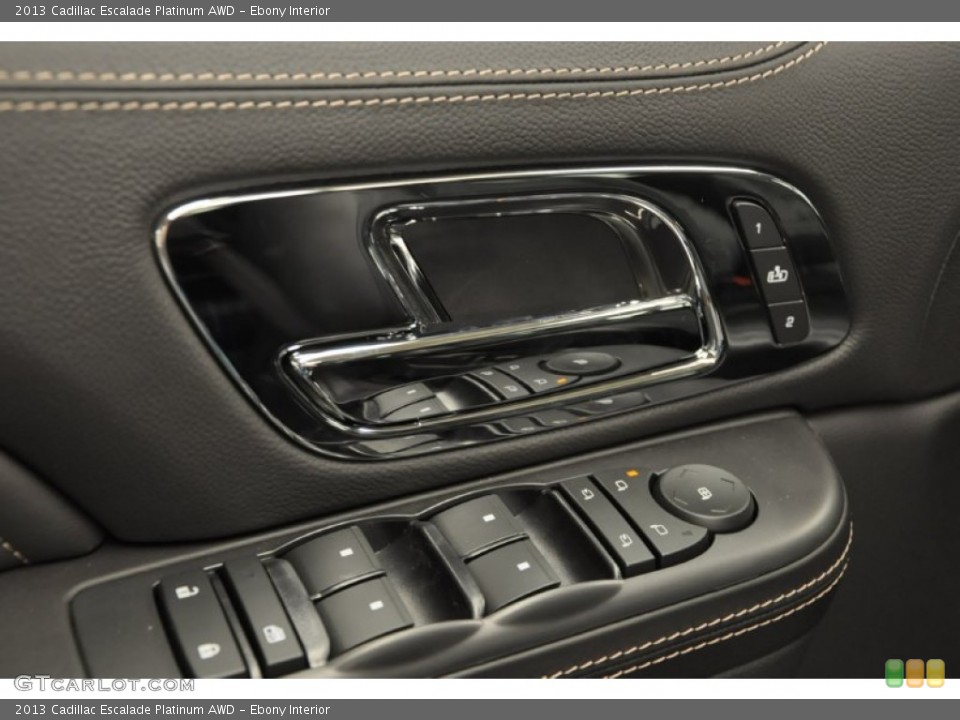 Ebony Interior Controls for the 2013 Cadillac Escalade Platinum AWD #68728567