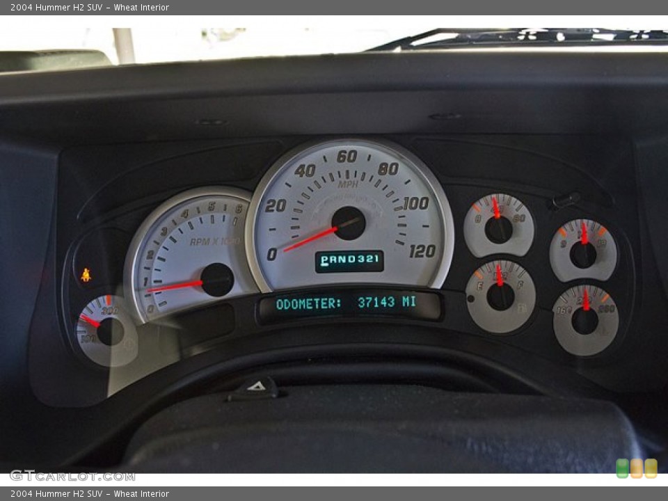 Wheat Interior Gauges for the 2004 Hummer H2 SUV #68728612