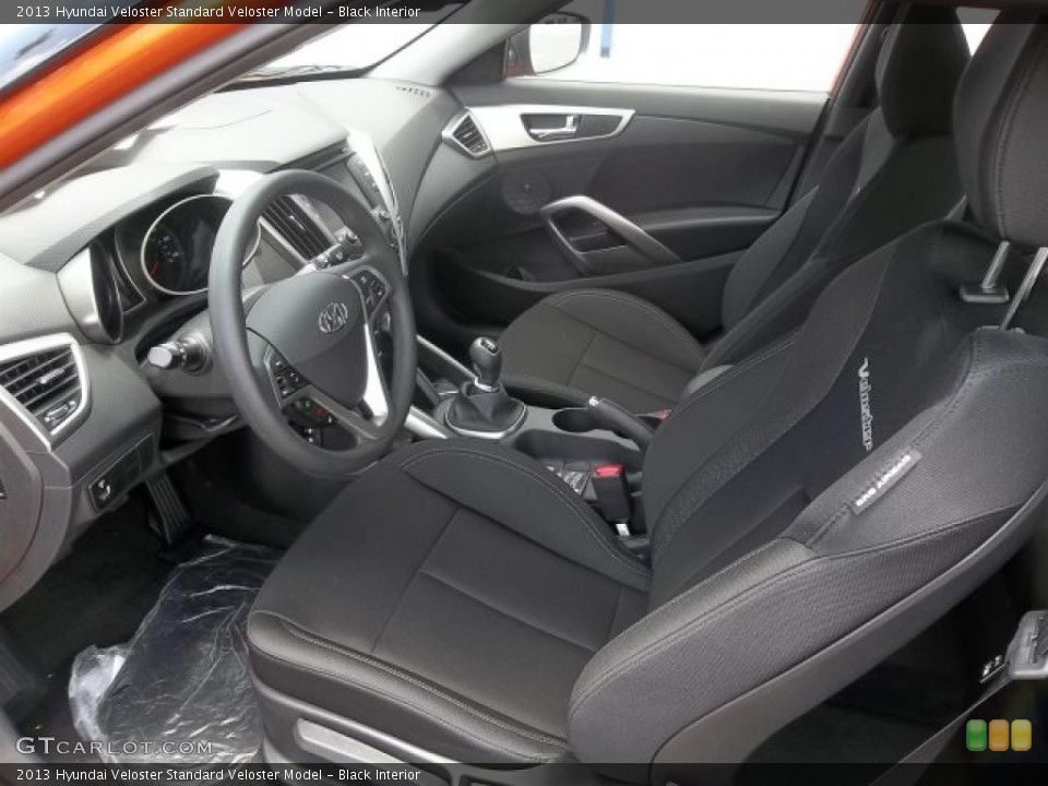 Black Interior Prime Interior for the 2013 Hyundai Veloster  #68729140