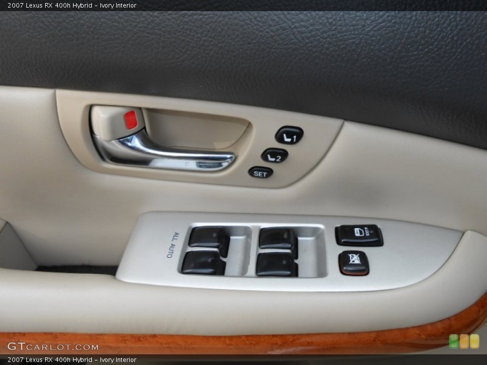 Ivory Interior Controls for the 2007 Lexus RX 400h Hybrid #68731490