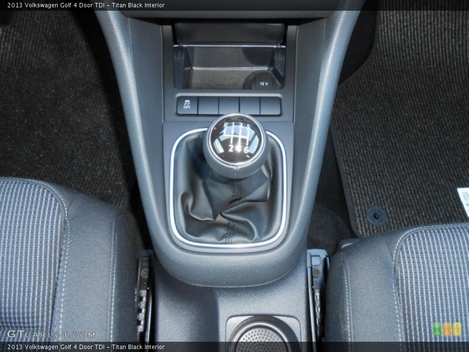 Titan Black Interior Transmission for the 2013 Volkswagen Golf 4 Door TDI #68731681