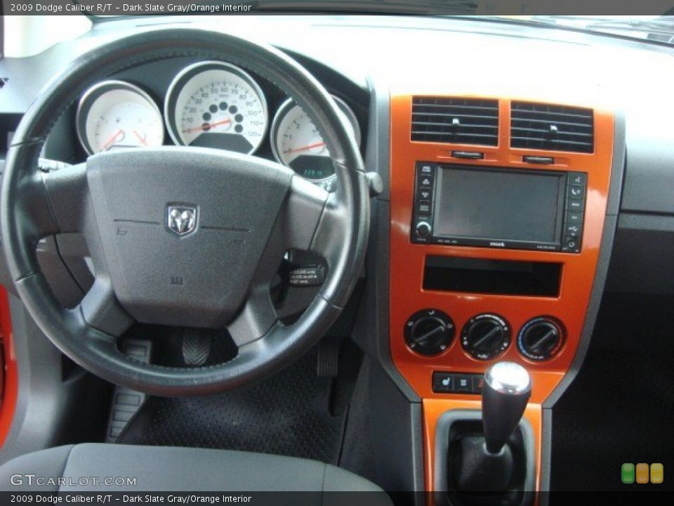 Dark Slate Gray/Orange Interior Dashboard for the 2009 Dodge Caliber R/T #68732089