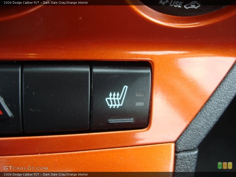 Dark Slate Gray/Orange Interior Controls for the 2009 Dodge Caliber R/T #68732141