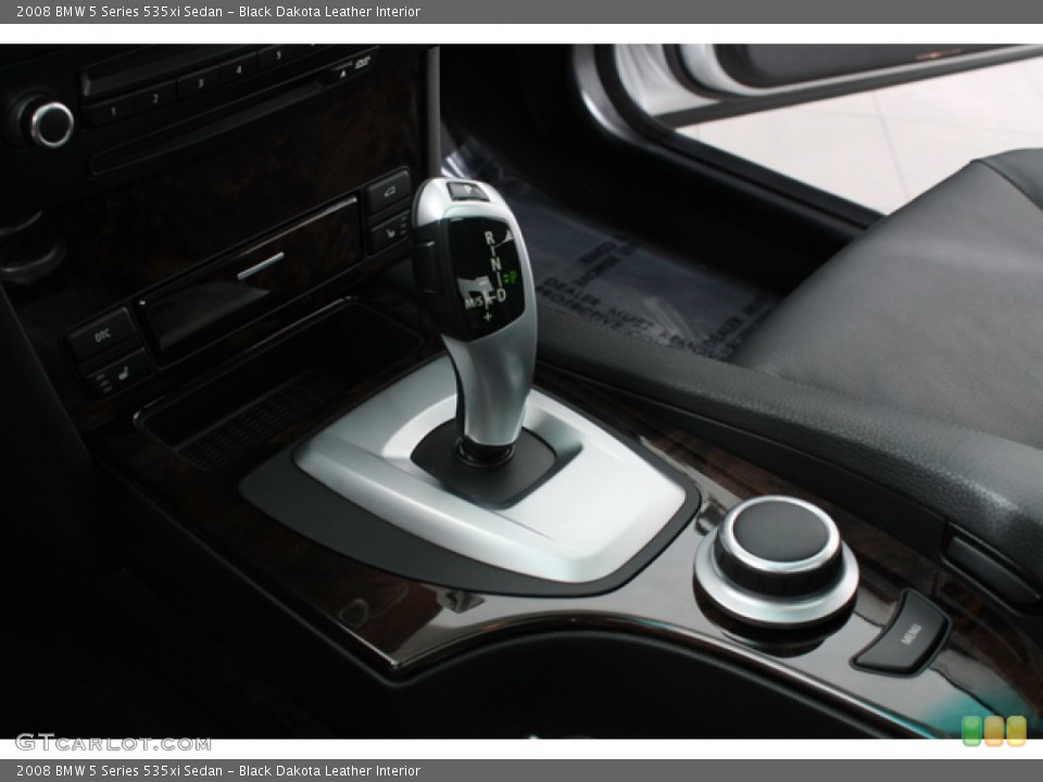 Black Dakota Leather Interior Transmission for the 2008 BMW 5 Series 535xi Sedan #68733591