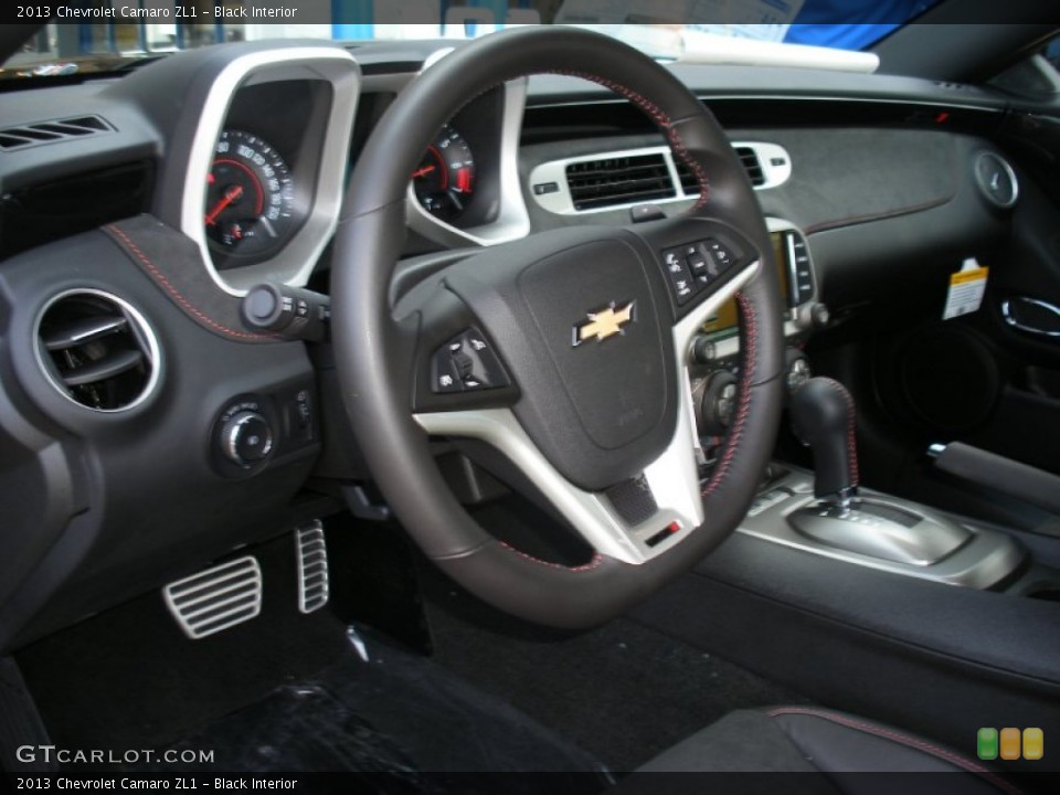 Black Interior Photo for the 2013 Chevrolet Camaro ZL1 #68734831