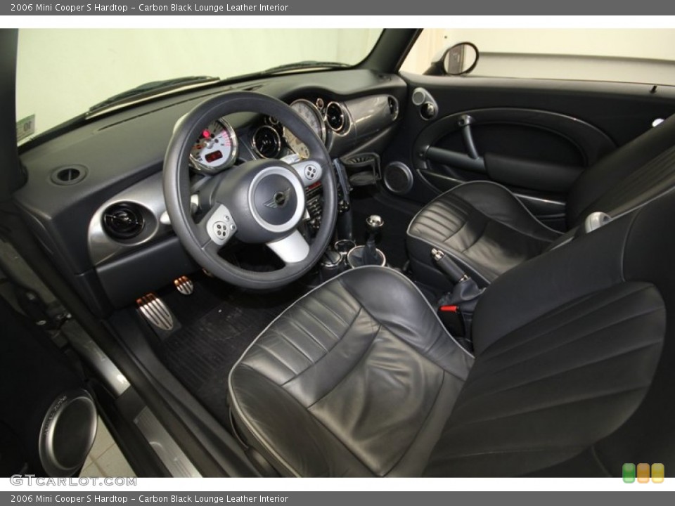 Carbon Black Lounge Leather Interior Prime Interior for the 2006 Mini Cooper S Hardtop #68734867