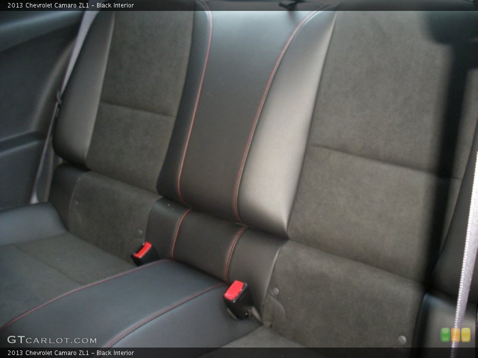 Black Interior Rear Seat for the 2013 Chevrolet Camaro ZL1 #68734897