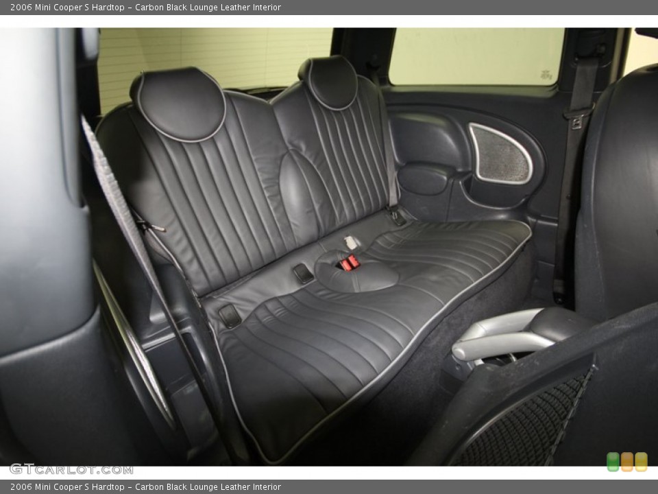 Carbon Black Lounge Leather Interior Photo for the 2006 Mini Cooper S Hardtop #68734957