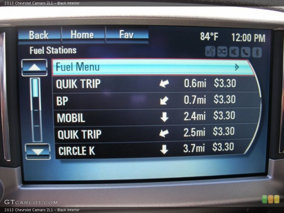 Black Interior Controls for the 2013 Chevrolet Camaro ZL1 #68735032