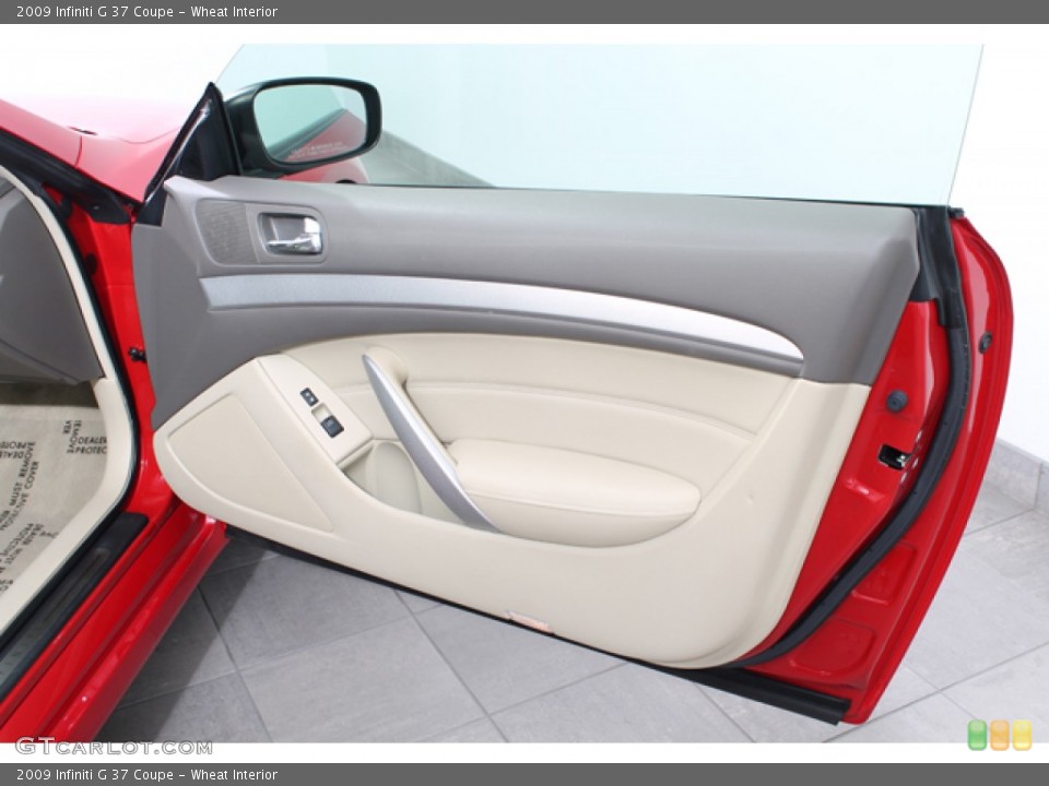 Wheat Interior Door Panel for the 2009 Infiniti G 37 Coupe #68735314