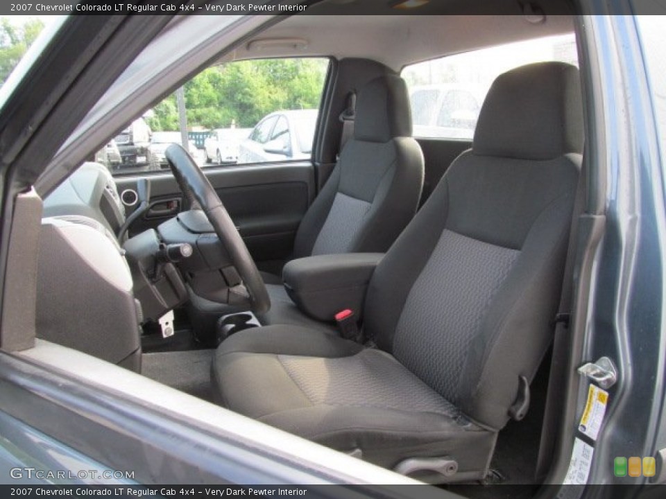 Very Dark Pewter Interior Front Seat for the 2007 Chevrolet Colorado LT Regular Cab 4x4 #68737493