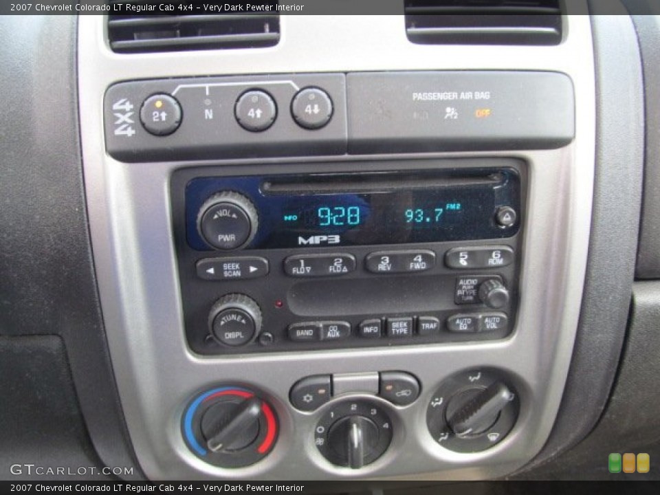 Very Dark Pewter Interior Audio System for the 2007 Chevrolet Colorado LT Regular Cab 4x4 #68737504