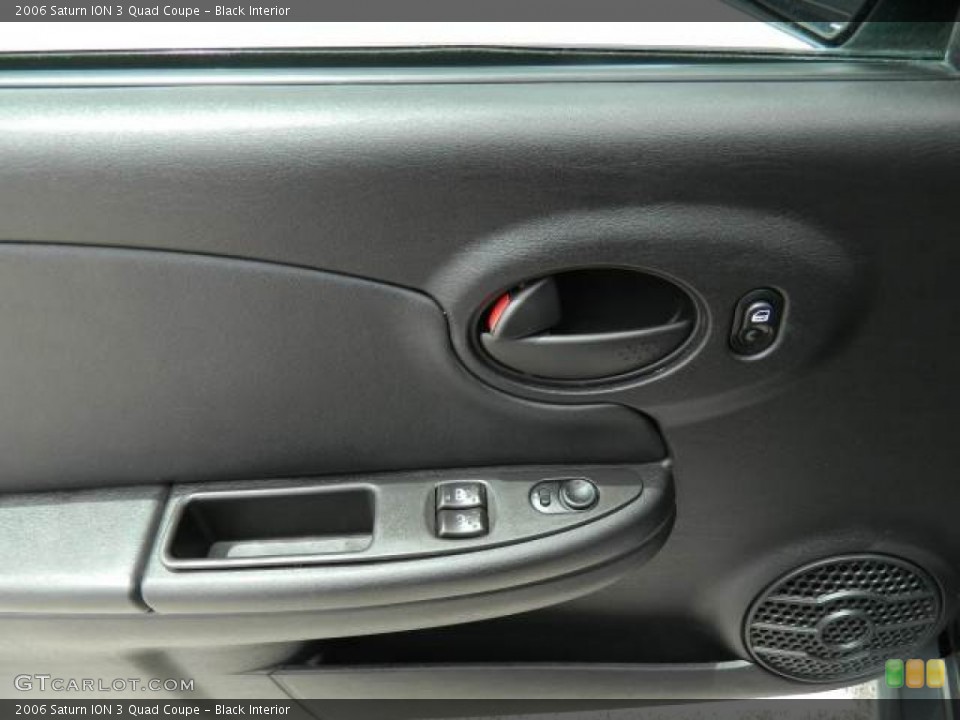 Black Interior Door Panel for the 2006 Saturn ION 3 Quad Coupe #68738548