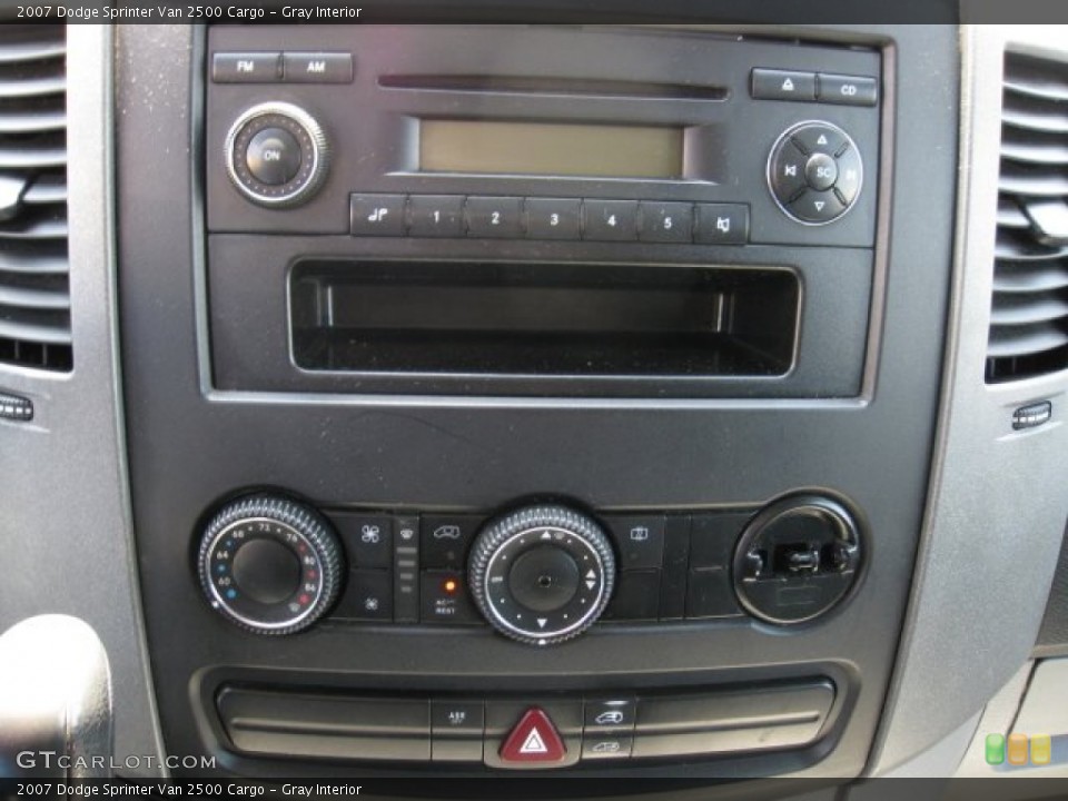 Gray Interior Controls for the 2007 Dodge Sprinter Van 2500 Cargo #68738569