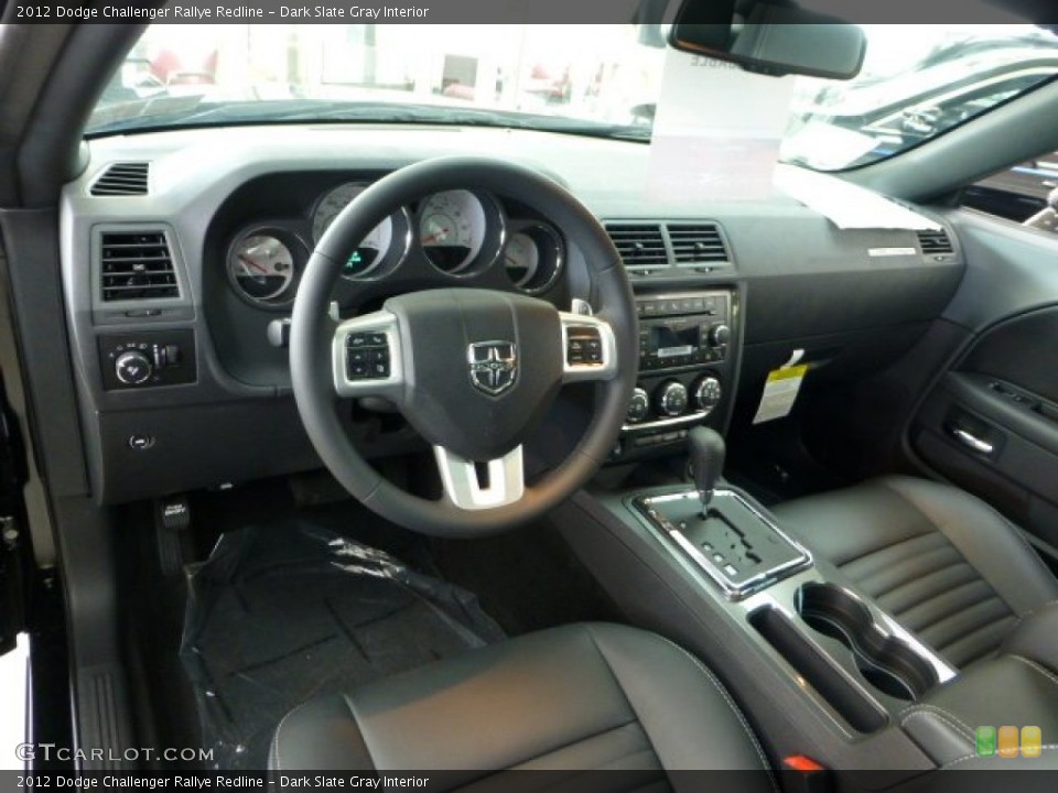 Dark Slate Gray Interior Dashboard for the 2012 Dodge Challenger Rallye Redline #68739475