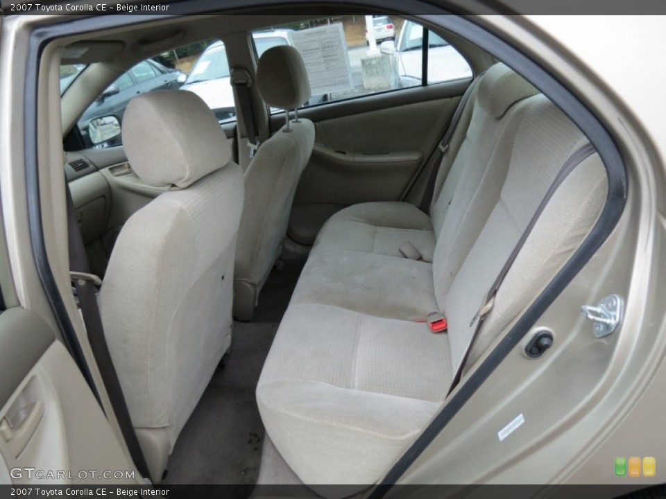 Beige Interior Photo for the 2007 Toyota Corolla CE #68739733
