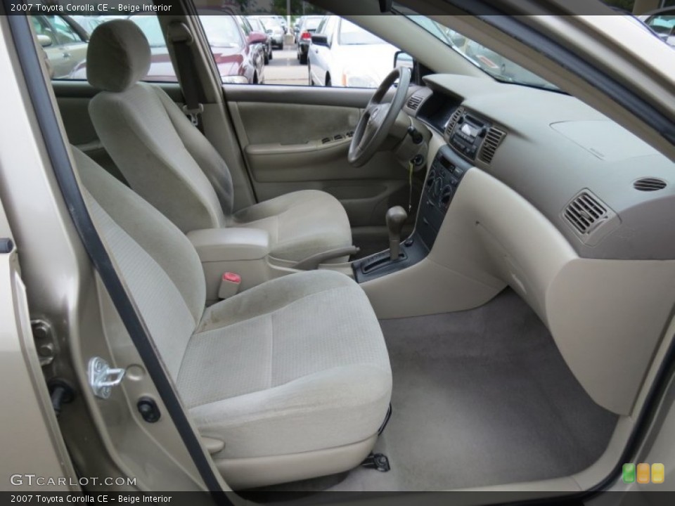 Beige Interior Photo for the 2007 Toyota Corolla CE #68739748