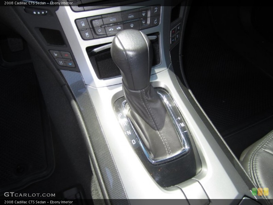 Ebony Interior Transmission for the 2008 Cadillac CTS Sedan #68740917