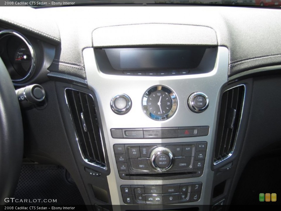 Ebony Interior Controls for the 2008 Cadillac CTS Sedan #68740924