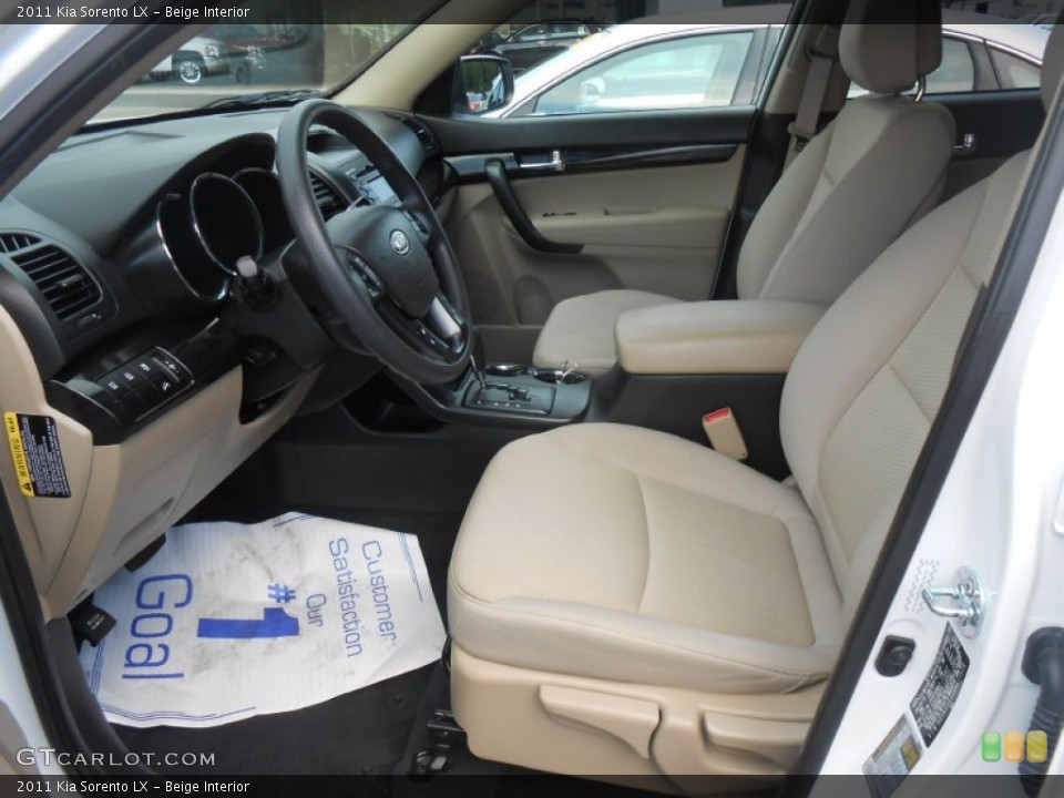 Beige Interior Front Seat for the 2011 Kia Sorento LX #68741338
