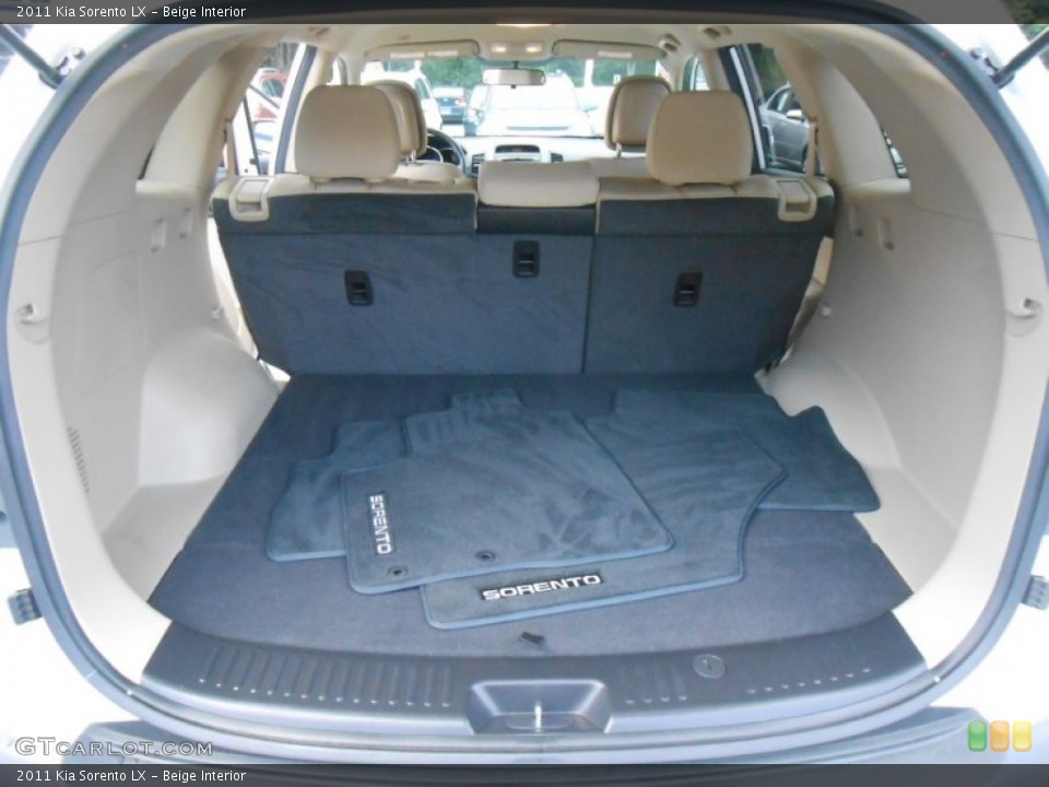 Beige Interior Trunk for the 2011 Kia Sorento LX #68741356