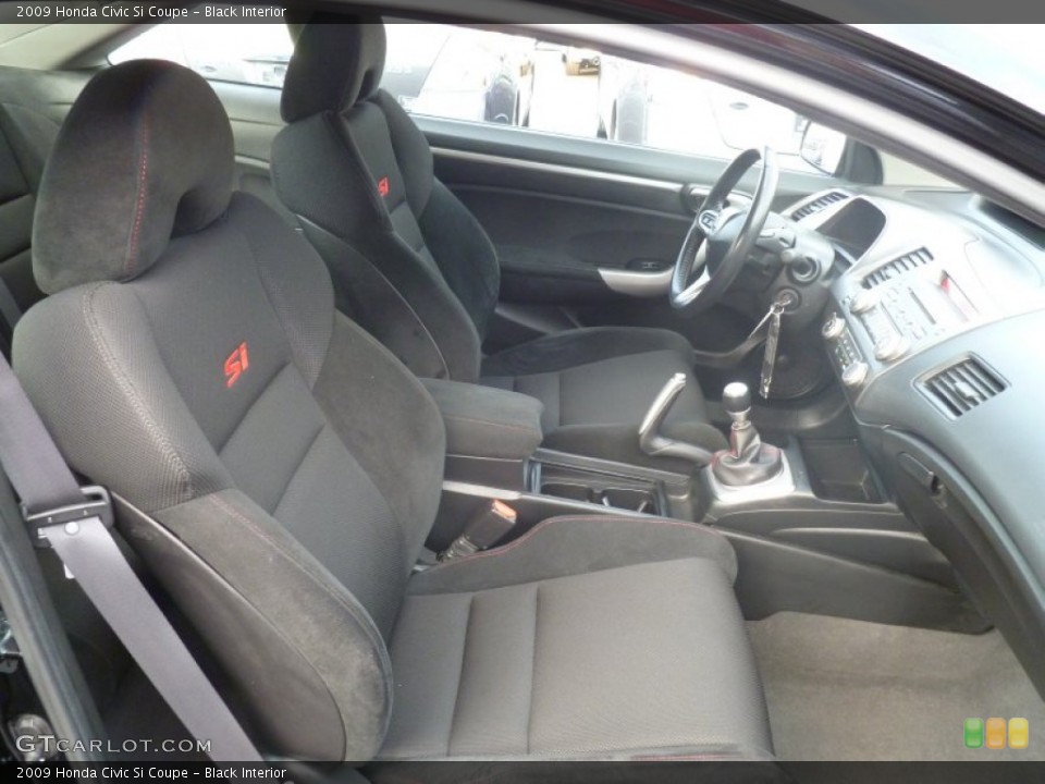 Black Interior Photo for the 2009 Honda Civic Si Coupe #68741497
