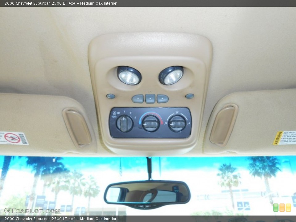 Medium Oak Interior Controls for the 2000 Chevrolet Suburban 2500 LT 4x4 #68742382