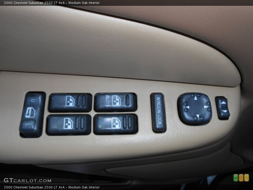 Medium Oak Interior Controls for the 2000 Chevrolet Suburban 2500 LT 4x4 #68742388