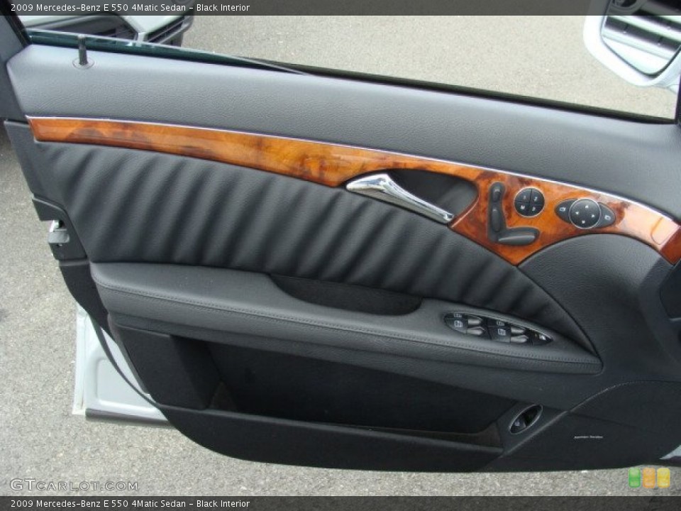 Black Interior Door Panel for the 2009 Mercedes-Benz E 550 4Matic Sedan #68742817