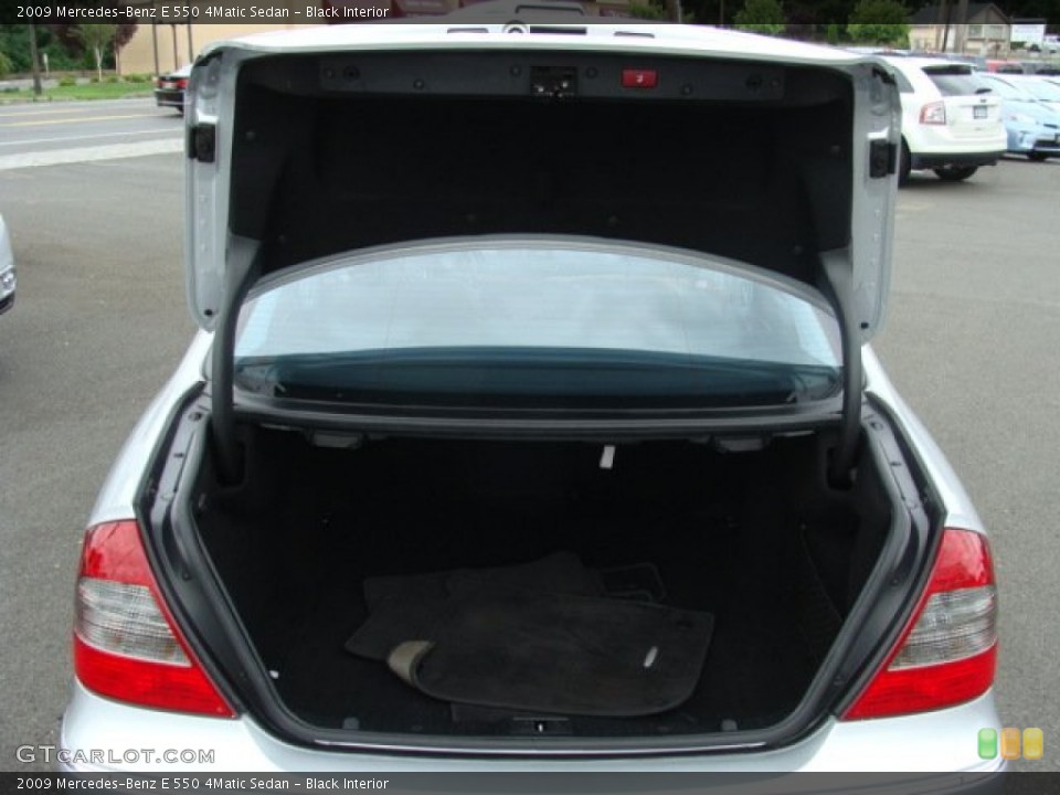 Black Interior Trunk for the 2009 Mercedes-Benz E 550 4Matic Sedan #68742919