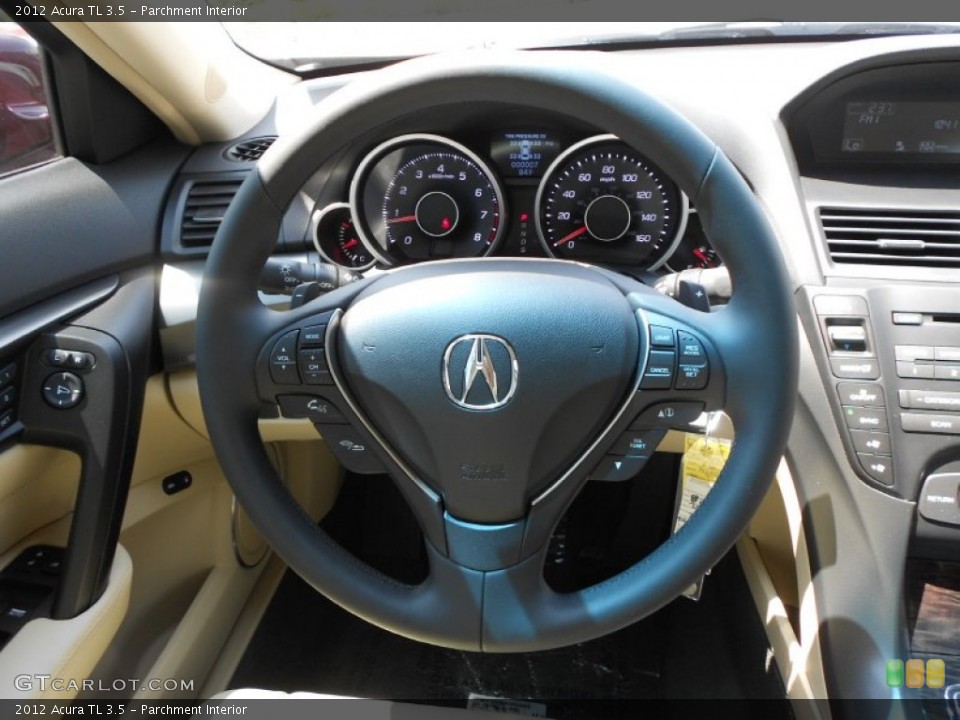 Parchment Interior Steering Wheel for the 2012 Acura TL 3.5 #68743462