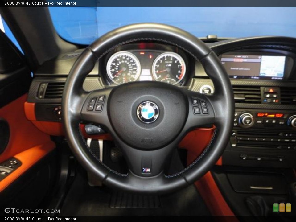 Fox Red Interior Steering Wheel for the 2008 BMW M3 Coupe #68744834