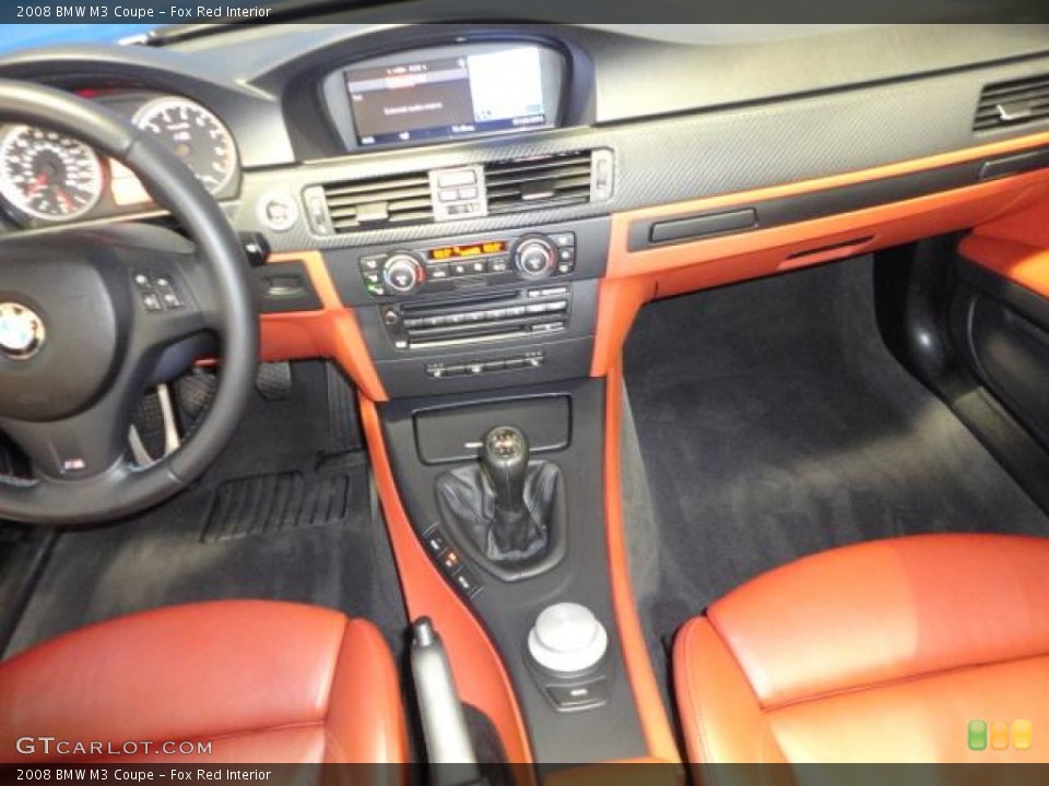 Fox Red Interior Dashboard for the 2008 BMW M3 Coupe #68744850