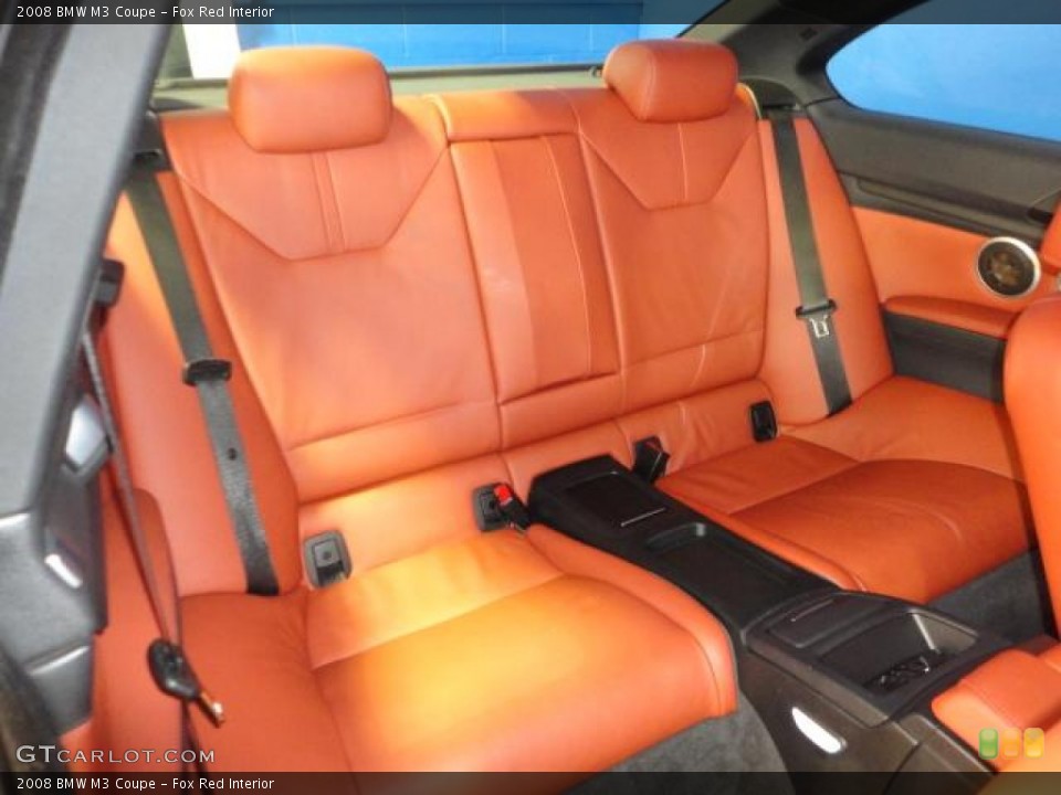 Fox Red Interior Rear Seat for the 2008 BMW M3 Coupe #68744896