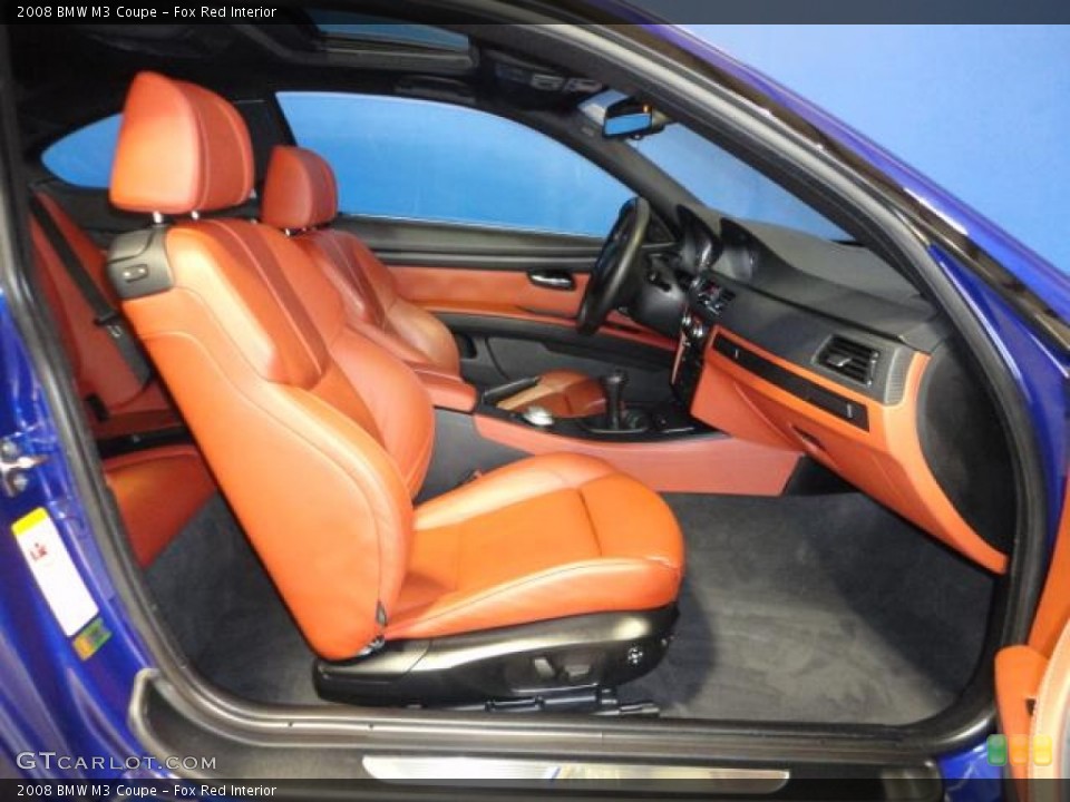 Fox Red Interior Photo for the 2008 BMW M3 Coupe #68744911