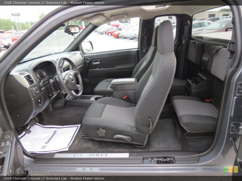 Medium Pewter Interior Prime Interior for the 2008 Chevrolet Colorado LT Extended Cab #68745121