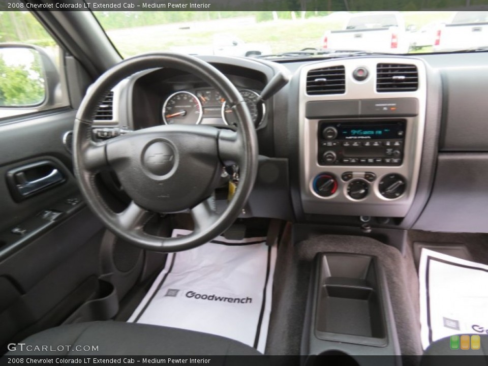 Medium Pewter Interior Dashboard for the 2008 Chevrolet Colorado LT Extended Cab #68745157